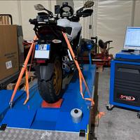 Banco prova potenza frenato per Moto