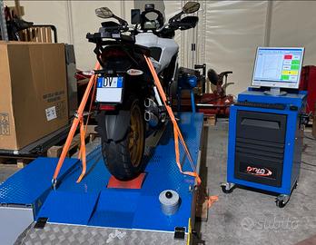 Banco prova potenza frenato per Moto