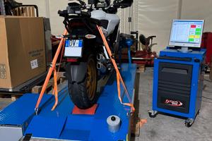 Banco prova potenza frenato per Moto