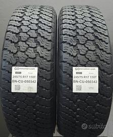 2 Pneumatici 245/75 R17 Goodyear Wrangler