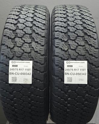 2 Pneumatici 245/75 R17 Goodyear Wrangler