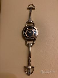 Gucci 122.5 vintage orologio donna acciaio horsebi