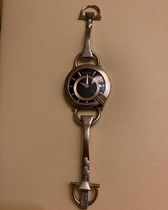 Gucci 122.5 vintage orologio donna acciaio horsebi
