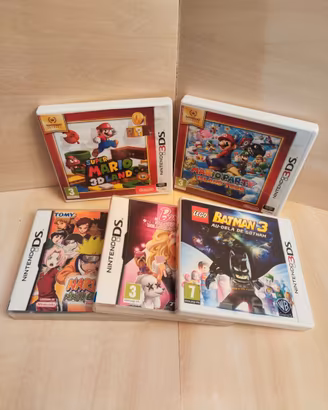 Gioco Nintendo DS 3DS - SuperMario, Naruto, Batman