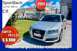 Audi A3 SPB 1.6 TDI 105 CV CR S tronic Attraction