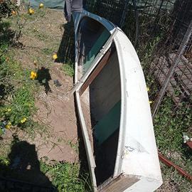 canoa con possibilità di mettere un motore 