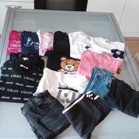 pacco jeans, leggings,felpe e magliette 10 anni