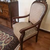 Coppia di poltrone Luigi XVI 