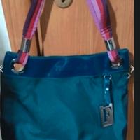 Borsa Ferrè blu rosa