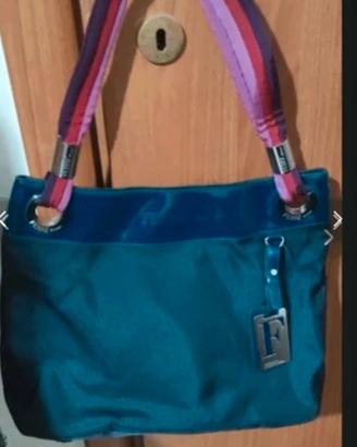 Borsa Ferrè blu rosa