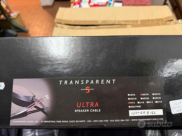 Cavi Trasparent Ultra 3mt  cadauno