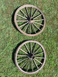 Ruote antiche carretto