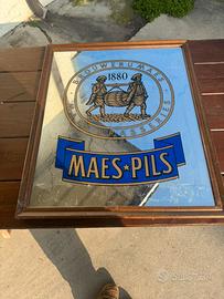 Specchio  pubblicità  birra , sono da collezione.