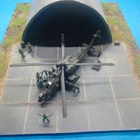 Diorama 1:72 elicottero italiano A129 Mangusta