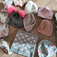set cappelli guanti sciarpa per bambina 