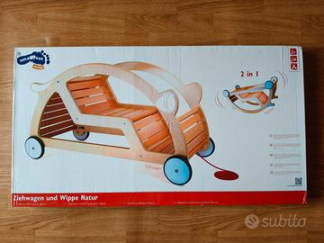 dondolo - macchinina in legno