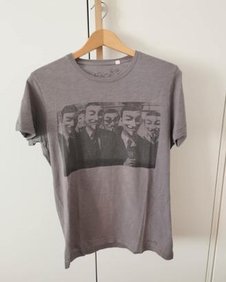 T-shirt V per vendetta Guy Faweks Tg.M