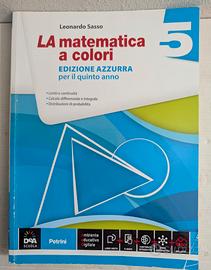 LA MATEMATICA EDIZIONE AZZURRA 5 ISBN: 97888494201