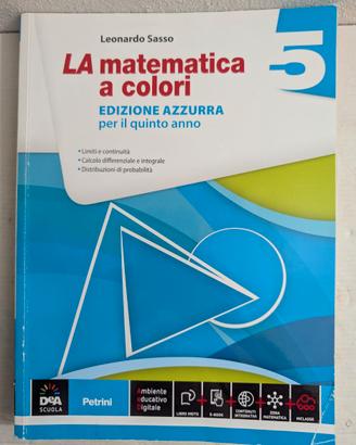 LA MATEMATICA EDIZIONE AZZURRA 5 ISBN: 97888494201
