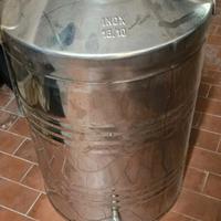Fustino contenitore olio inox 30 litri