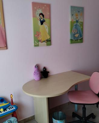 cameretta per bambine principesse Disney