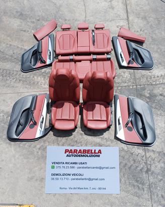 tappezzeria Bmw X4 2024 sedili e pannelli
