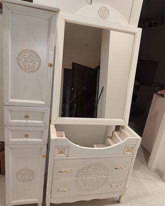 mobile lavandino bagno con colonna abbinata