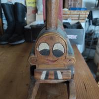 Trenino legno dondolo