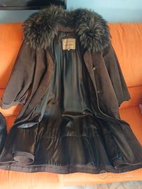 Cappotto lungo Privilegi in vera pelle