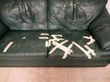 Divano 3 posti in pelle Divani & Divani