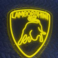 Lampada led insegna neon Lamborghini