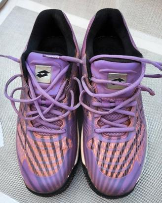 Scarpe Tennis Lotto Mirage 100 Clay - Viola 42