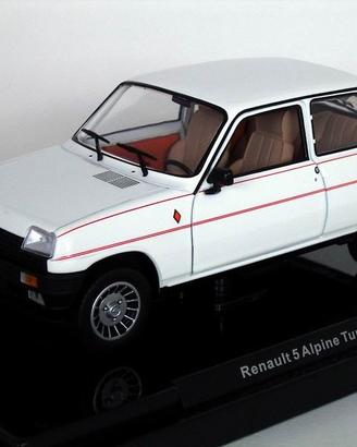 Modello auto renault 5 alpine no burago