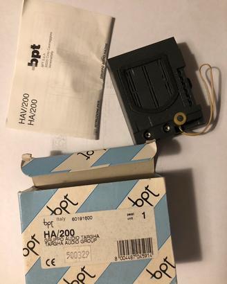 Bpt gruppo audio