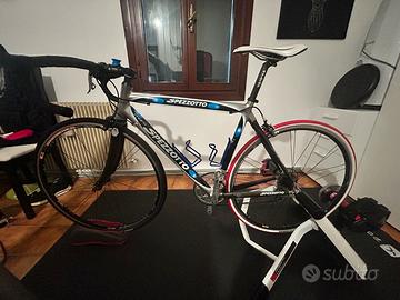 Bici da corsa Spezzotto + Rulli Elite Rampa Smart