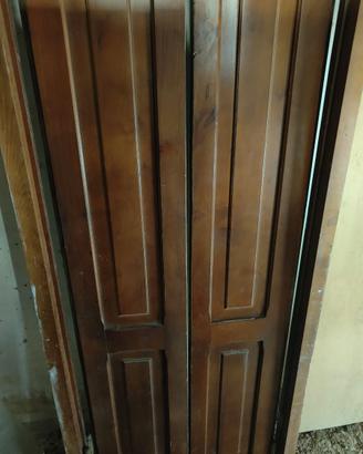 porte a 2 ante in legno massello