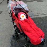 Sacco passeggino invernale in pile