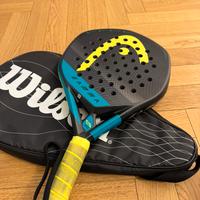 Racchetta Padel Head e porta racchetta Wilson