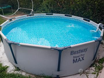 PIscina Bestway Steel Pro Max 3,05*76+accessori
