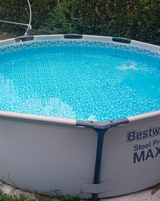 PIscina Bestway Steel Pro Max 3,05*76+accessori