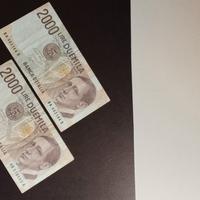 Coppia Banconote LIRE 2000