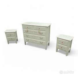 Trittico como' e comodini provenzali dipinti