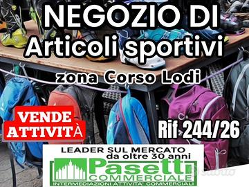 NEGOZIO DI ABBIGL. SPORTIVO adiacente Policlinico