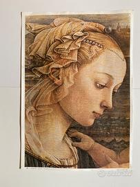 Filippo Lippi stampa su carta telata