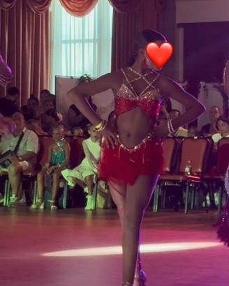 Abito Latino sartoriale unico DANZA CREAZIONI