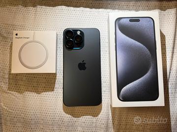 IPhone 15 pro max 1TB Blu titanio