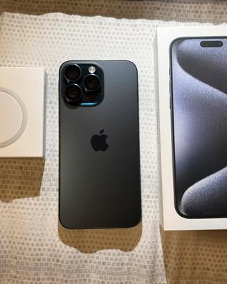 IPhone 15 pro max 1TB Blu titanio