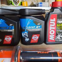Olio Nils 2 synt jet e Motul transoil 10 40