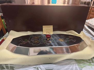 Vassoio Freddi Benito GiuseppeAcciaio Inox oro 24k