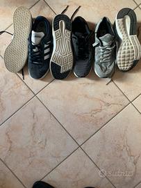 Scarpe adidas, puma e ES sport mai utilizzate